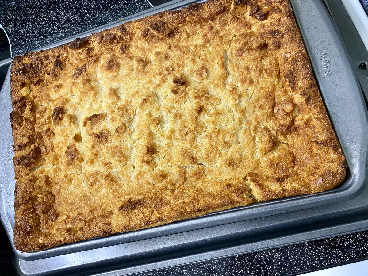 ChefKevinBelton's tweet image. Who’s ready for some Pina Colada Bread Pudding? Headed your was at 1:30(NOLA time, CST) on the @WWLTV Facebook page. #nationalpiñacoladaday #pinacoladabreadpudding #rumsauce #beon4