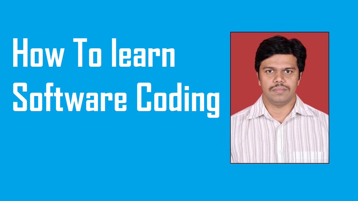 VlrTrainingKphb's tweet image. How to learn coding || How to learn Programming for Beginners || How to... youtu.be/2jw9qEhmXq0 via @YouTube #HowToLearnCoding #HowToStartCoding #ProgrammingForBeginners #LearnCoding