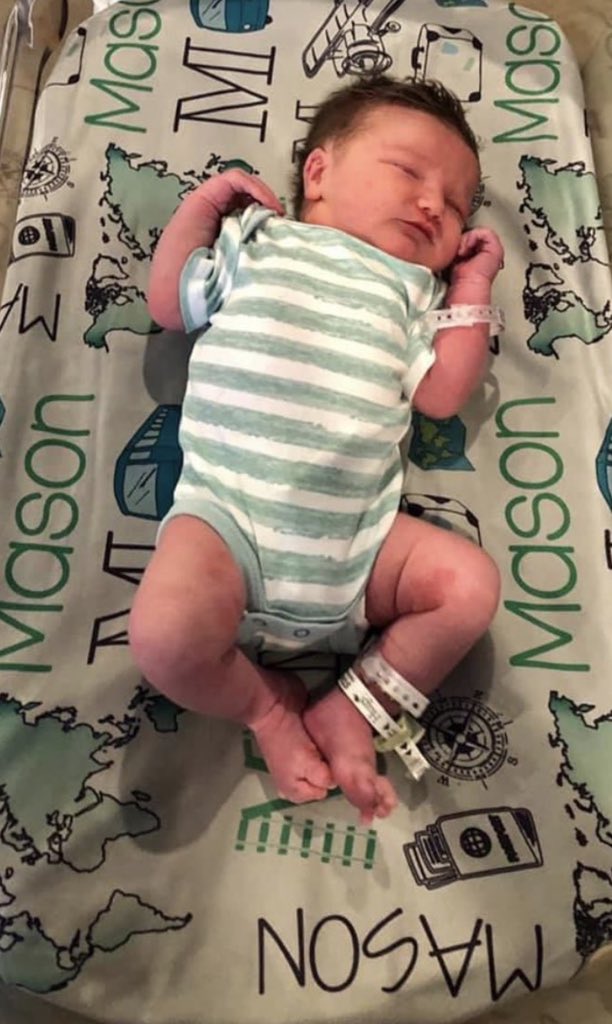 ljp_softball's tweet photo. Congrats to Coach Phillips and Sarah! YJNation got a new Jacket, Mason Grant 💙💙 #MoreHairThanDaddy https://t.co/kzGW9xKqh0