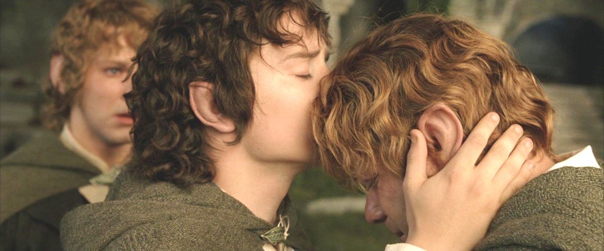 34. Frodo and Bilbo leave Middle-Earth