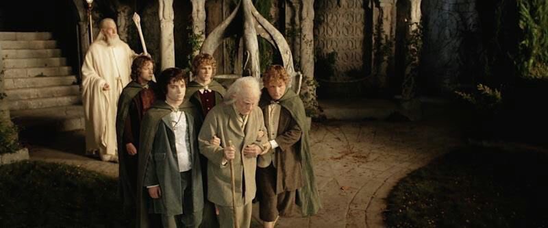 34. Frodo and Bilbo leave Middle-Earth