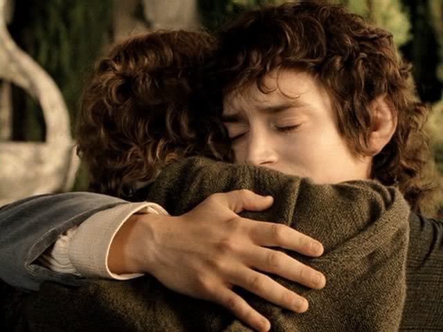 34. Frodo and Bilbo leave Middle-Earth