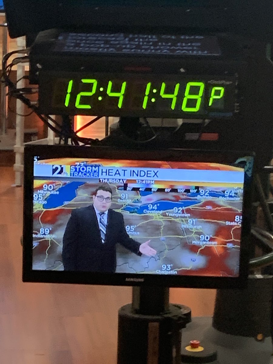 It’s en fuego in the Valley 🔥🔥🔥 <a href="/AndrewWFMJ/">Andrew DiPaolo</a> has your latest forecast on 21 News Midday with even HOTTER temps and heat indices possible next week?! July 2020 is going down as a steamy one 🚨