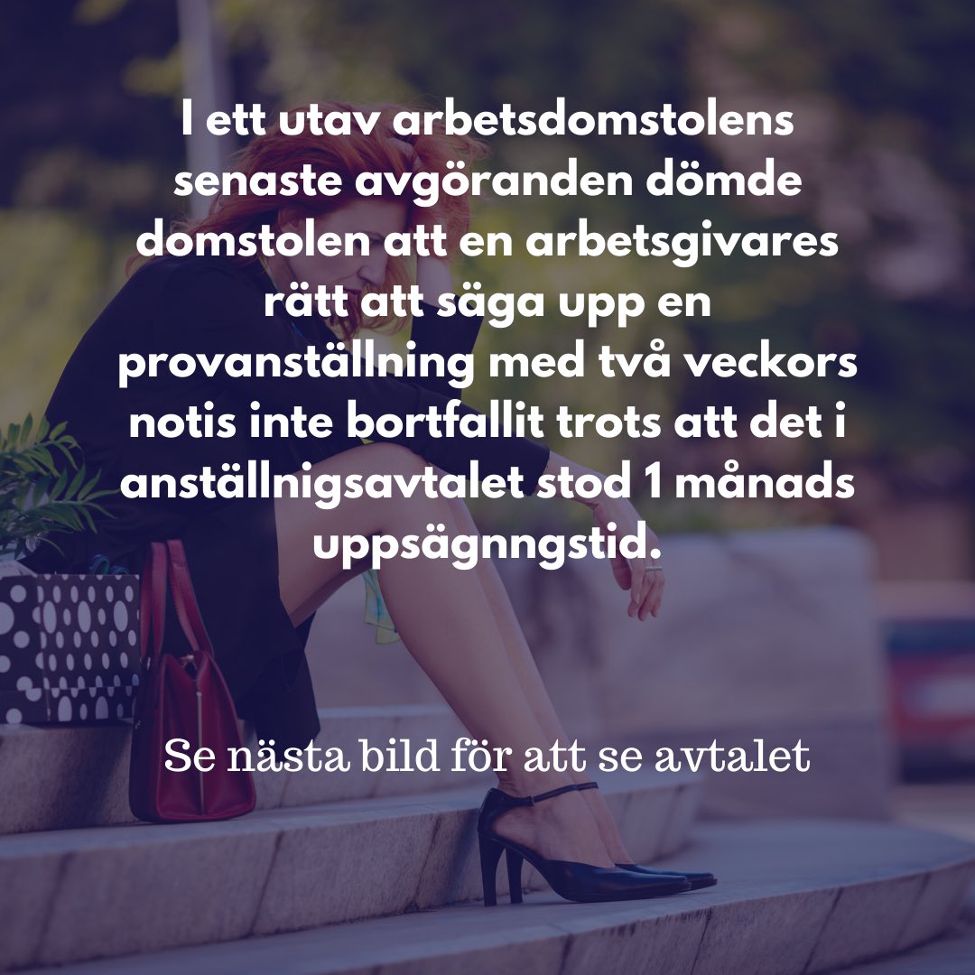 juriststudenter's tweet photo. Du som provanställd kan behöva omförhandla ditt anställningsavtal! https://t.co/kkSaDsvAv0