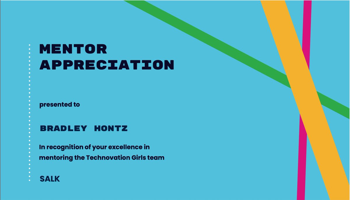 bhontz's tweet image. Proud to be a 2nd year Technovation Girls Challenge Mentor!  The girls ideas and enthusiasm is inspiring and contagious!  Highly recommend this program to others looking to give back; learn more about being a mentor or judge.  #TechnovationGirls #GirlsWhoCode #WomenInSTEM