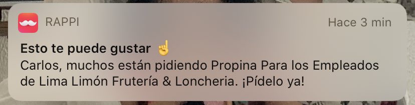 chuckglez's tweet photo. @RappiMexico Y si pido propina me cobran envío https://t.co/snNXADUVmU