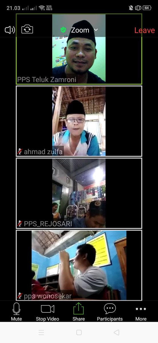 PpsTeluk's tweet photo. Rapat Koordinasii Antara KPU,PPK, dan PPS Menggunakan Zoom Meting..demi Suksesnya Pemilihan Bupati dan Wakil Bupati Kabupaten Demak Yahun 2020.
#KPUDemak
#PPK_Karangawen
#pps https://t.co/JYcG0Q8E6Z