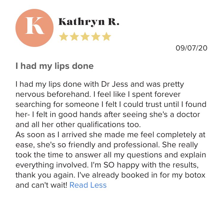 Glowday_'s tweet photo. We’ve had our first client review in! And what a great one it is too, reflecting the exceptional calibre of clinics who have joined us.
#aesthetics #nonsurgicalcosmetics #COSMETICS #injectables #tweakments #lipfiller #hadourfill #filler #pout #clinics https://t.co/qdrH38QGI7