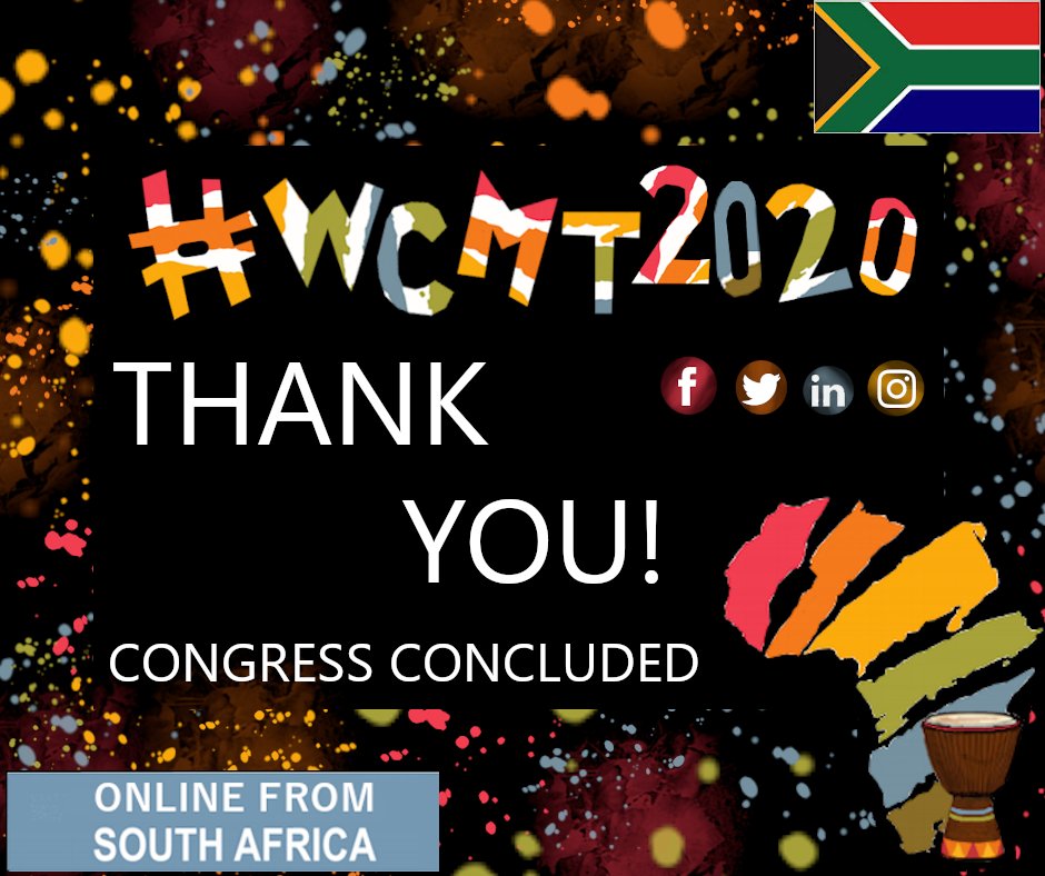 WCMT2020 - online from South Africa tweet media