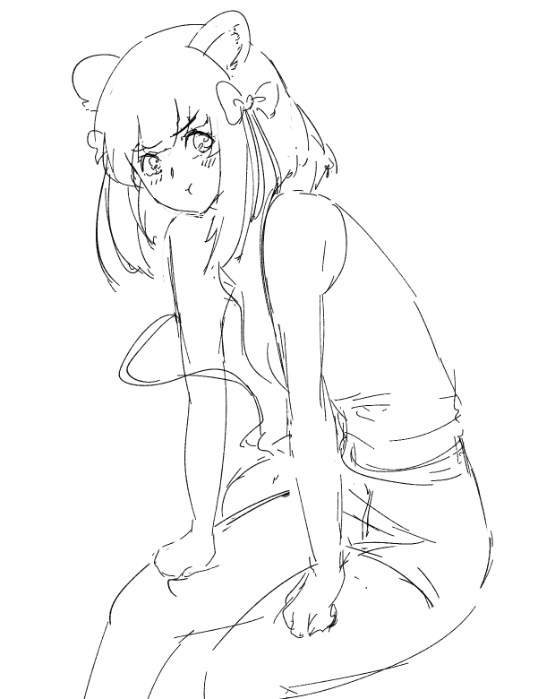 today's strem was sum tiger doodl 