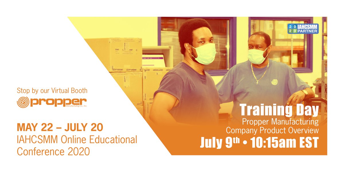 PropperMfg's tweet image. Today is the last chance to watch our Product Presentation at @IAHCSMM Live! Leave a comment if you can’t make it and we will have our team schedule a personal training for you!

#sterileprocessing #sterileprocessingtechnician #IAHCSMM