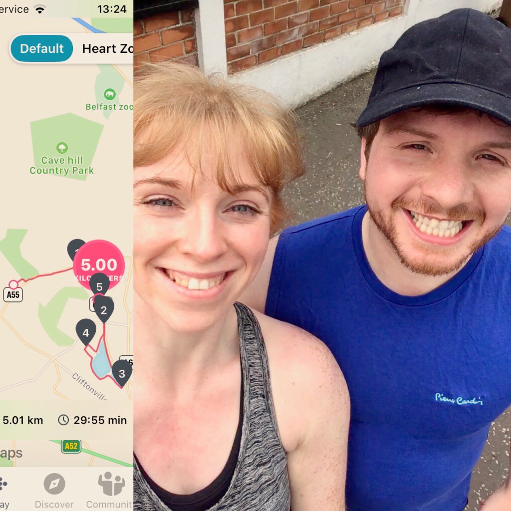 Teatania's tweet photo. Cheeser. π¬
Midday #5k down and round the #waterworks
#260km of #lockdown πββοΈπββοΈ
Bit of company to shout abuse at along the way. π
#running #5kunder30 #runinthepark #runforMaggie @HelpingHandRBH https://t.co/fR5gVQWWhu