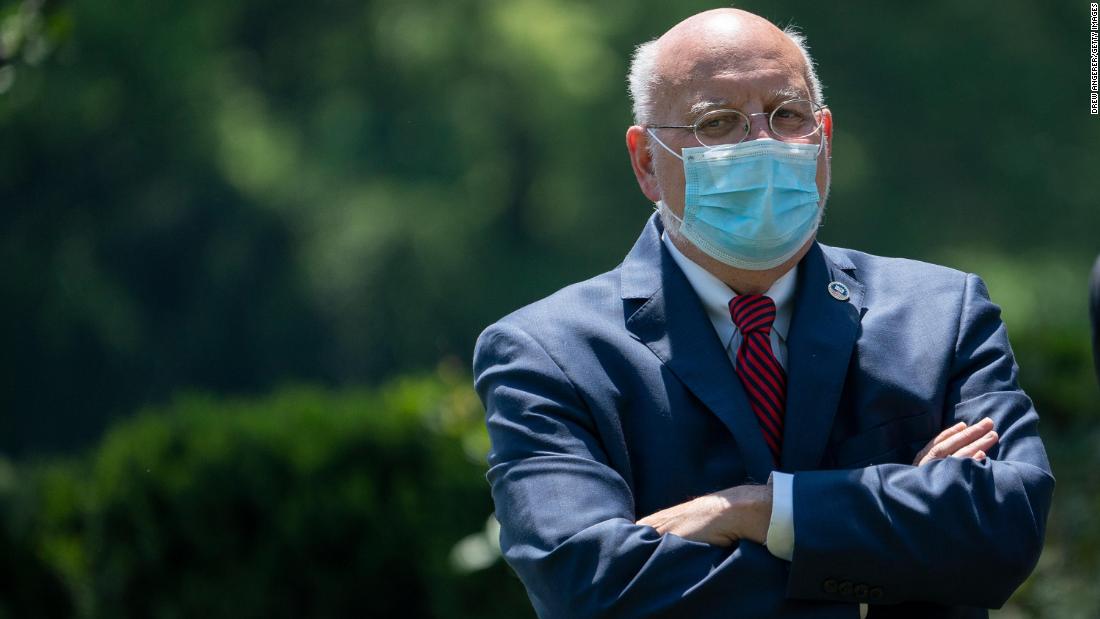 cnnbrk's tweet photo. The CDC will not revise guidelines for schools reopening, Director Dr. Robert Redfield says. His comments come a day after Trump tweeted that he disagreed with the guidelines. Follow live updates:  https://t.co/6oDxdcXInT https://t.co/q6BDwEM6MU