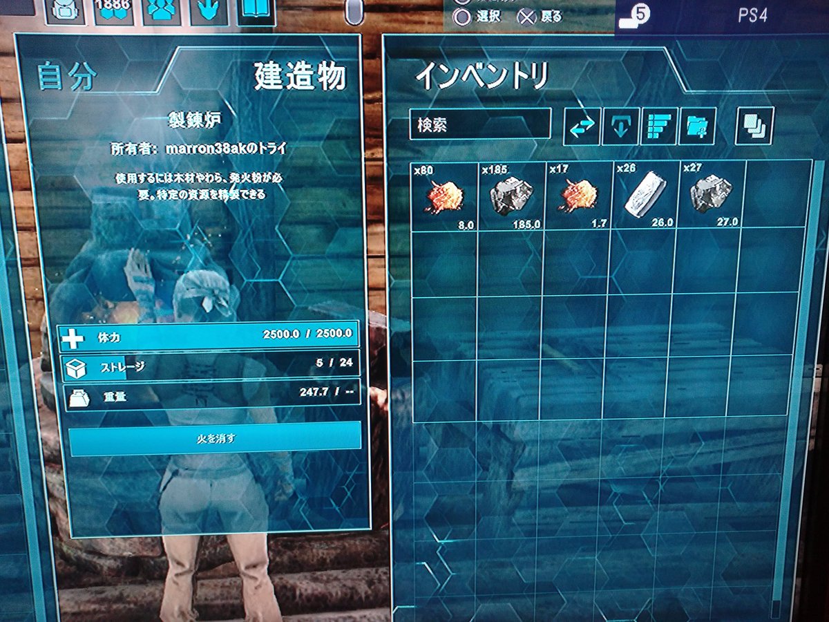 おかしいです Ark 麻酔矢 麻酔弾