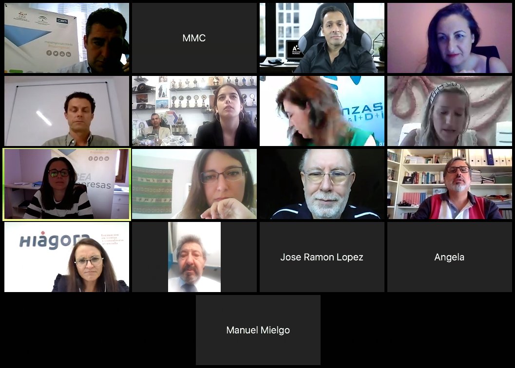 CEAes_'s tweet photo. Queda concluido el #NetworkingVirtual de Granada donde hemos podido asistir al webinar de Antonio Jiménez (@ajimenezcoach) y a la presentación de empresas muy diversas y conocerlas mucho mejor. ¡Gracias a todos/as! #MasEmpresas #NetworkingVirtualCGE @CGE_Granada @EconomiaAnd https://t.co/wMNj4F46yi