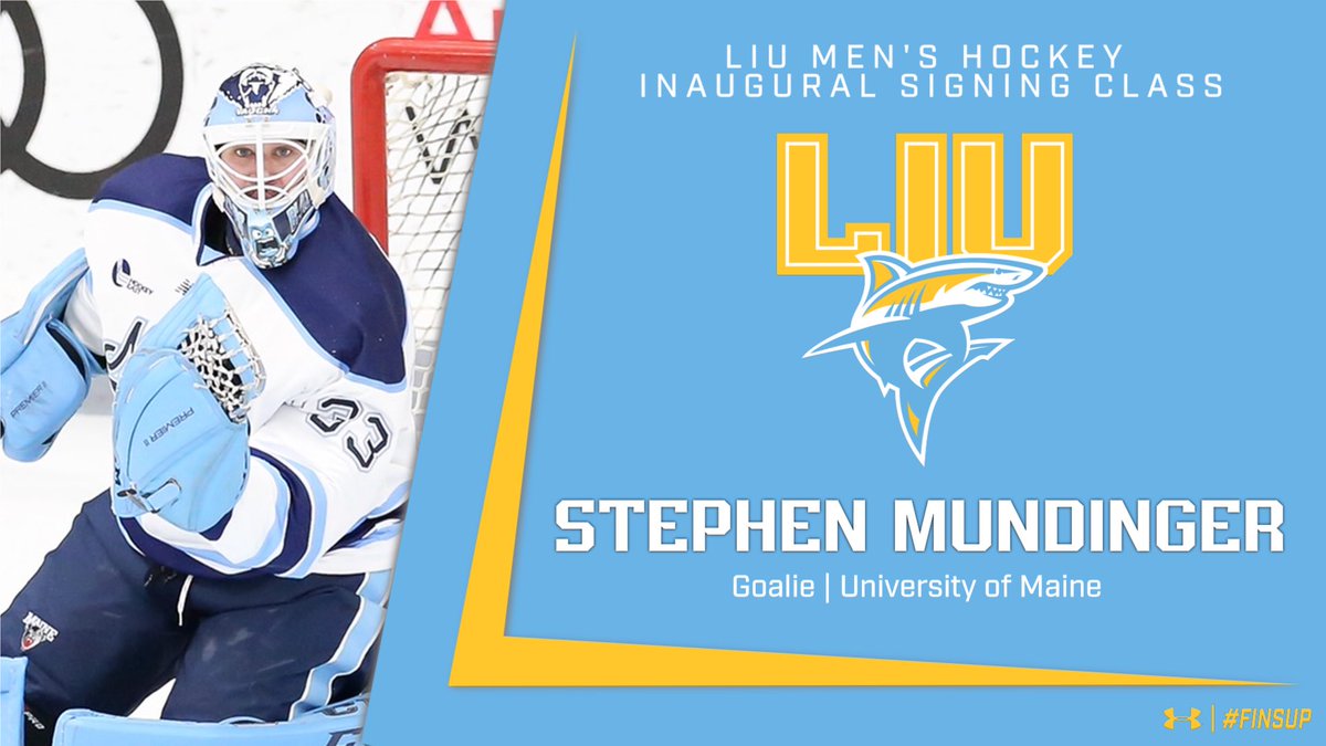One more transfer on the roster 🏒 Welcome to goalie Stephen  Mundinger! #finsup