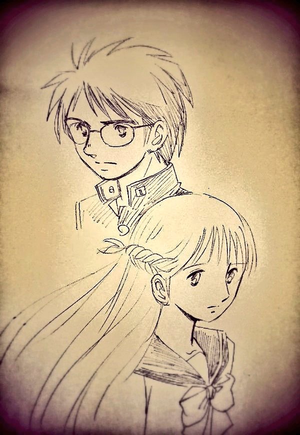 だいぶ前に「宮尾さんの描く女の子は、どこか儚げなんだよね」と言われたことがある。
んー
それは狙って「儚げにしよう」じゃなくて、その子の内面考えてたら絵に表れてしまう…かなあ。
16歳のワカバさんは、すぐに心が揺れてしまうけど
今のワカバさんはこんなに自然に笑えるんだ。