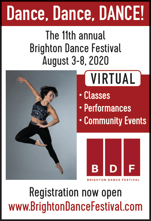 BrightonDncFest's tweet photo. Registration is OPEN for our virtual event happening Aug. 3-8, 2020! https://t.co/oxftQji2sf https://t.co/90RX5Wdr8Q