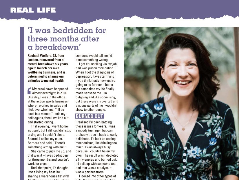 LebbyE's tweet photo. This week in @new_magazine I spoke to three amazing women who are helping others after experiencing their own traumas. Thanks to @nadia_sylvia, @ourremedy_cbd’s Rachel Mason and Rachael from Welford Wellbeing. Out now!! #buyamagazine https://t.co/5W3lqgu3rU