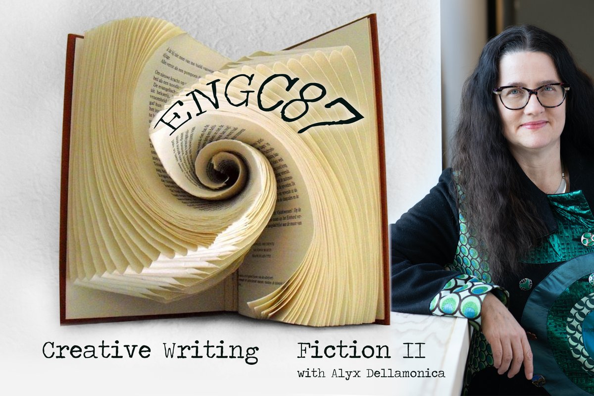 utsc_engdept's tweet photo. This fall, let @AlyxDellamonica take you on a tour of fictional worlds, and help you create your own. Find out about Creative Writing: Fiction II at https://t.co/HCCBEfqro8 and learn about our ✨✏️ new CW Major ✏️✨ at https://t.co/CmYcI1rEXR 
#UTSCEnglish #ChooseCreativeWriting https://t.co/IZmNeBnFYJ