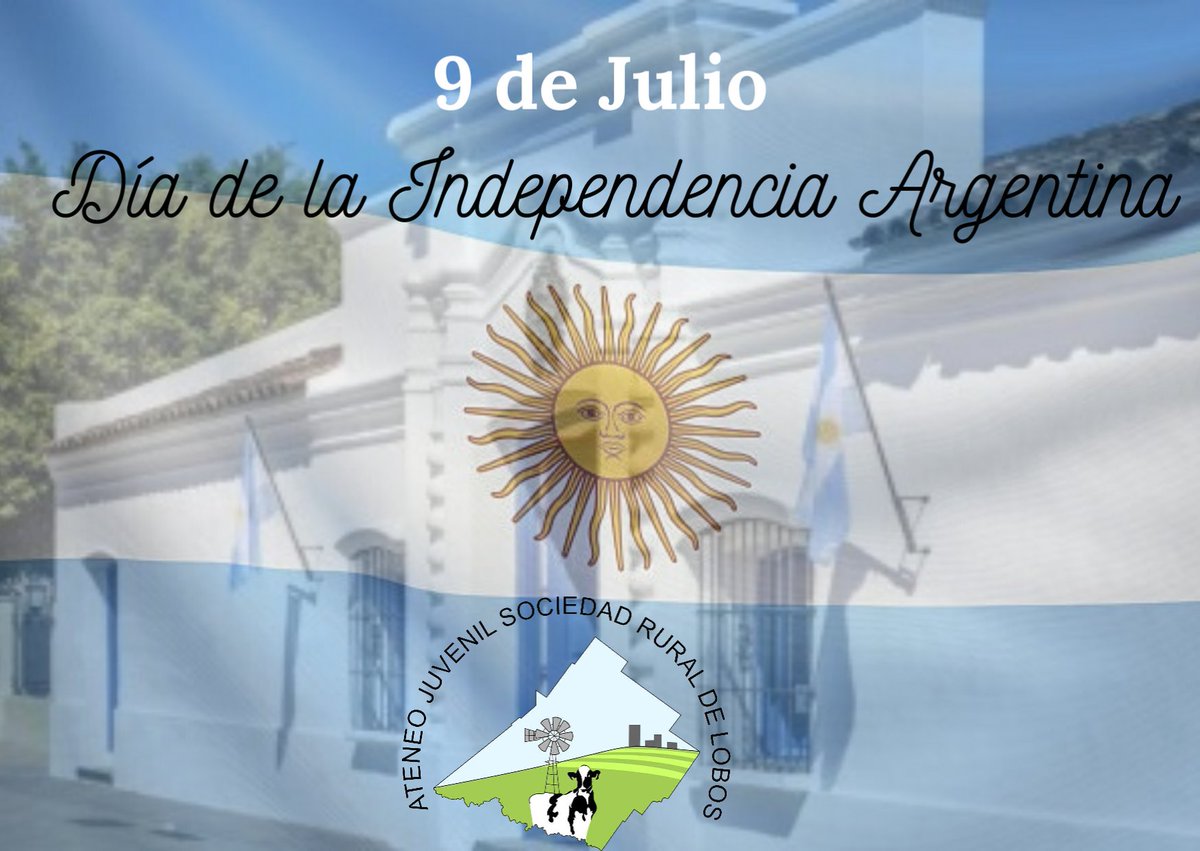 Viva la Patria...!🇦🇷
🇦🇷Feliz día de la Independencia!! 
#9dejulio 
#ateneolobos 
#argentina🇦🇷 
#Independencia 
#IndependenciaArgentina