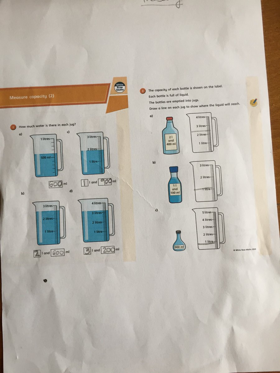 SarahGregson6's tweet photo. @StAnthony3_4A 
Julius’s maths work today 😊 https://t.co/xGKwBn9tgJ