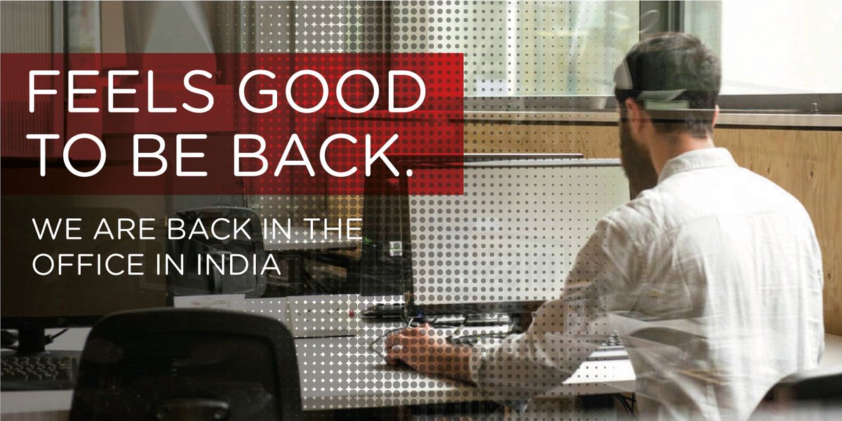 We are pleased to announce that our India operation in back to work in full force, with all precautionary measures being taken to ensure our employees are safe. Feels good to be back! 🎉 #LockDown2020 #COVID19