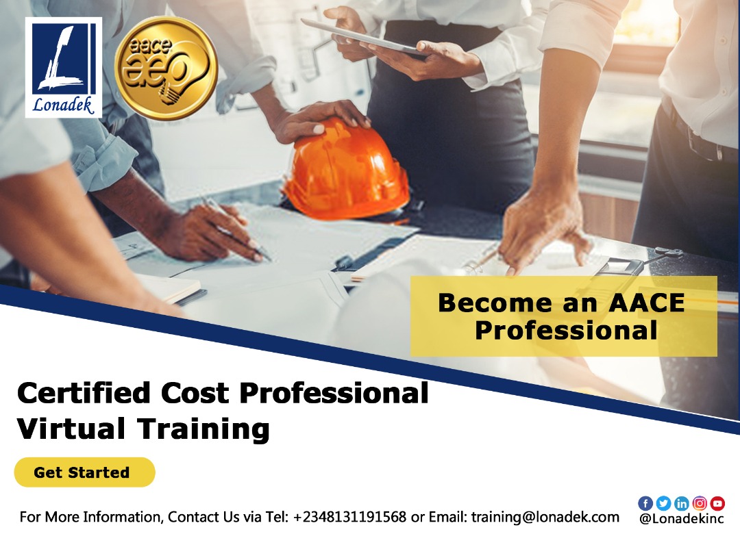 LonadekInc's tweet image. Take responsibility for your career growth! Have you always wanted to be AACE Certified? Here is a chance to get this done virtually and at a discounted price. This Training will be delivered by industry experts.

Register NOW - bit.ly/AACECCP
#AACE #ProjectControllers