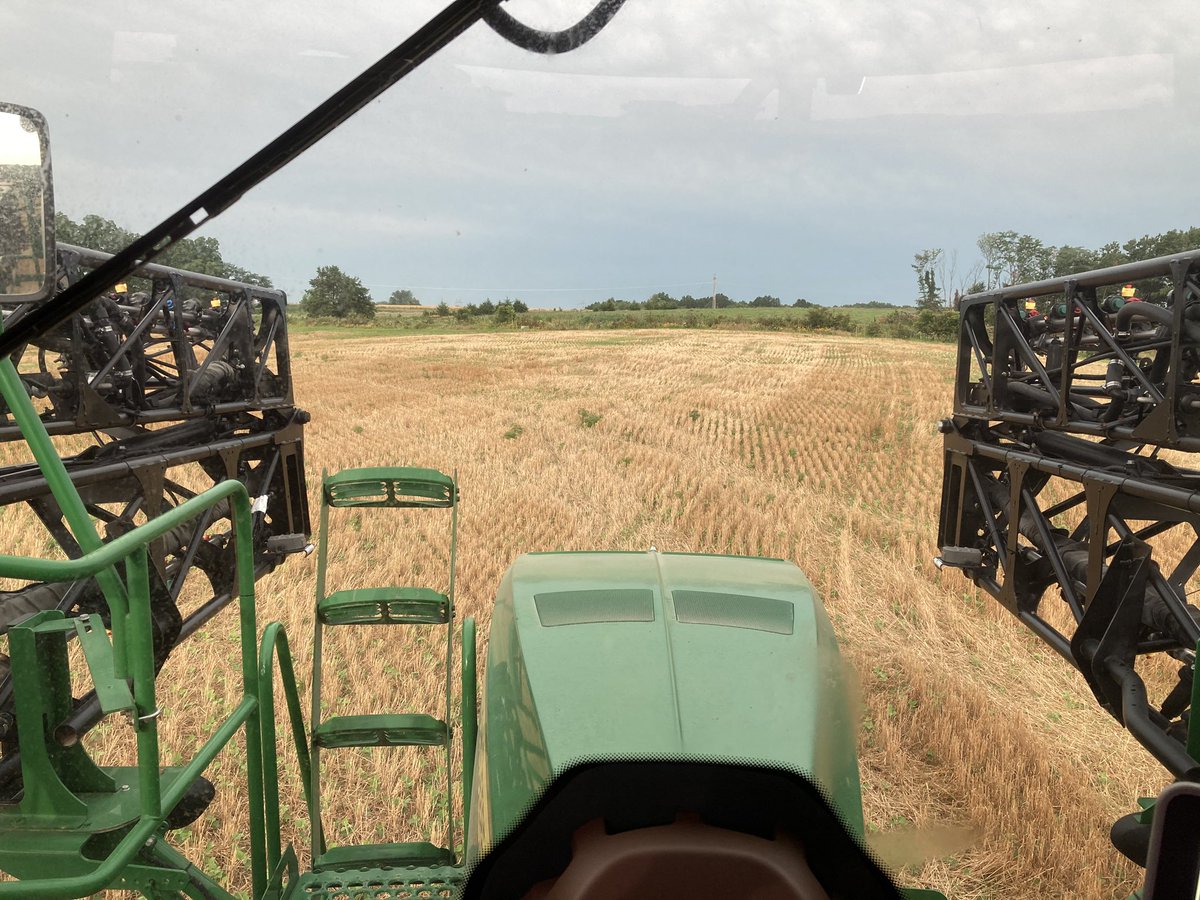 Dschuster77's tweet photo. I was hoping to get rained out today.  #spray20 #grow20 #Mathew5:45 https://t.co/bSSHg8CtPL