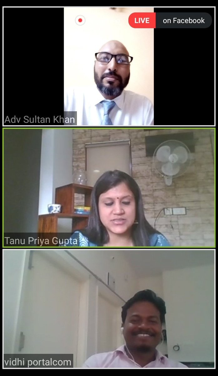 AdvSultanKhan's tweet photo. Me as a #Webinar #Speaker on the Topic
"Misuse of #Sedition Law against #CAAProtestors" https://t.co/uXzoTsk70E