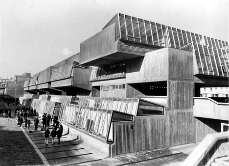 8. Sorry this list is so London-centric.John Bancroft's Pimlico School (1970-2010), described by the AJ as a ‘this 100-odd metre long, turreted, metallic grey thing lying in its own sunken rectangle.' This was unique, the replacement is guff.
