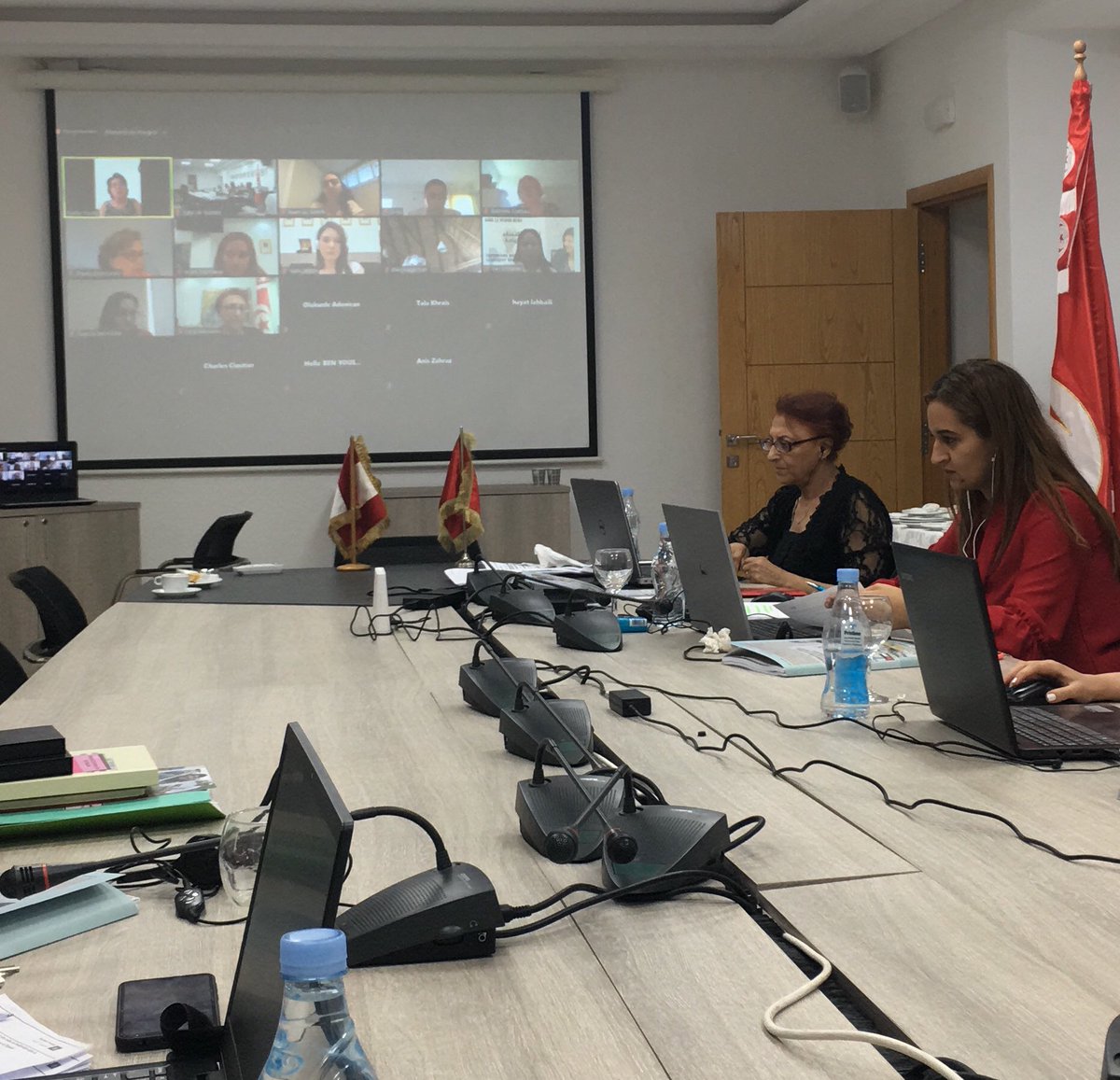 ⁦@ForumMENAgender⁩ meeting empowering women for leadership rôles #MinistereFemmesFamilleEnfanceSeniors #Ambassade_Canada #Tunisie #EgalitéDeGenre #Leadership #Gouvernance_Inclusive