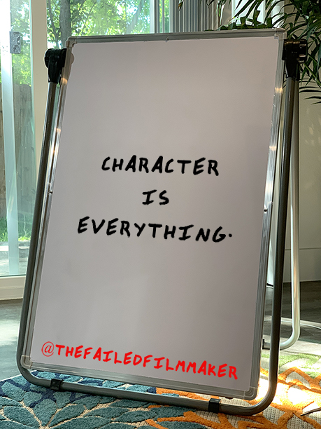 FilmmakerFailed's tweet photo. Writing Tip - Nobody gives a shit what the journey is. Character is everything. Build amazing characters and you'll win every time. #writingtip #writing #screenwriting #screenwriter #script #scriptwriter #screenwritingtip #learnscreenwriting https://t.co/XkSCBkCaG6
