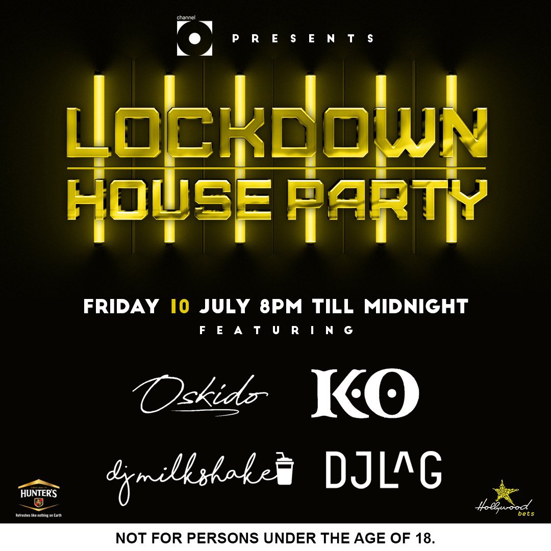 Shimza01's tweet photo. This Friday/Saturday on #LockdownHouseParty 🕺🏾🕺🏾🕺🏾🕺🏾🕺🏾🕺🏾 https://t.co/Q71PMX5egv