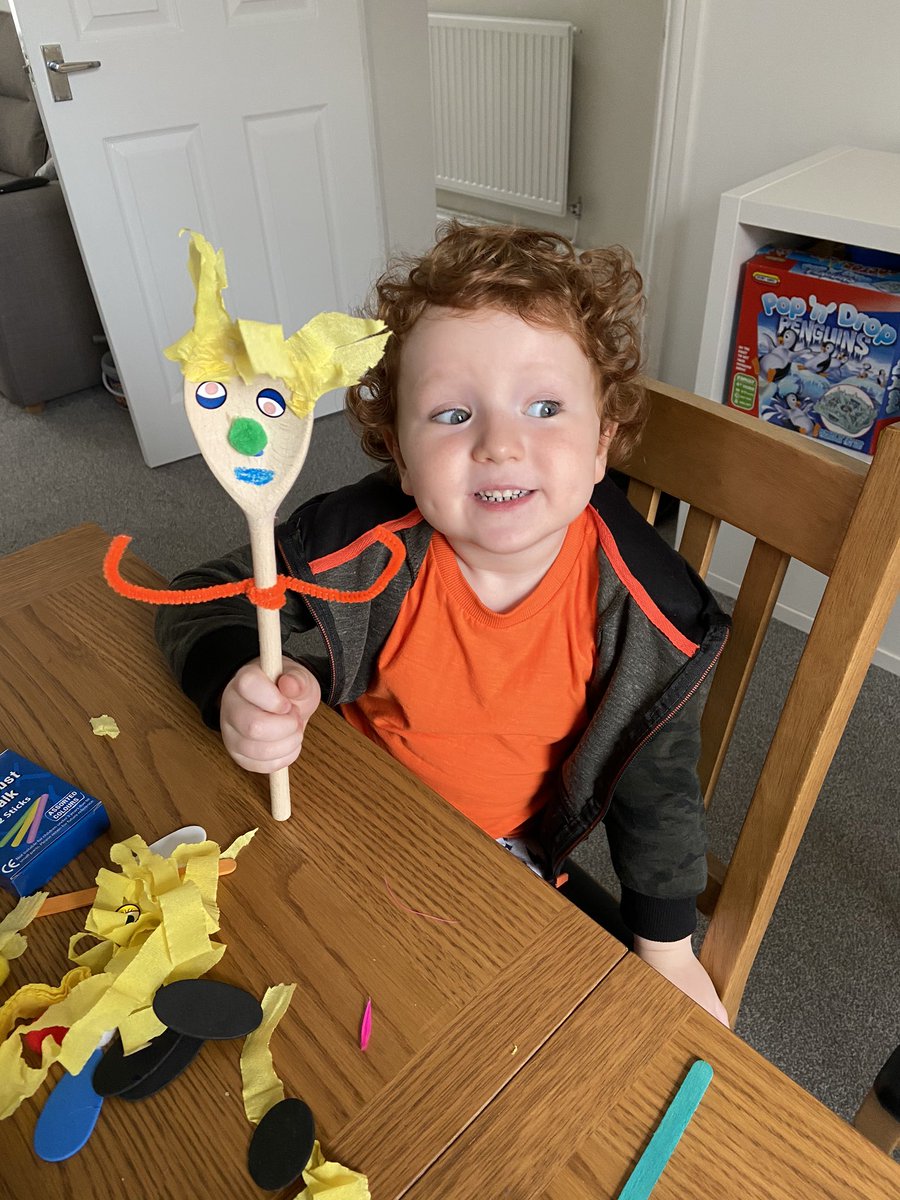 Sijenk87's tweet photo. @GlyncollenNurs We’ve had a fun craft day! Josh has made his own Forky from Toy Story! 😎😎 https://t.co/UmXYLtewnJ
