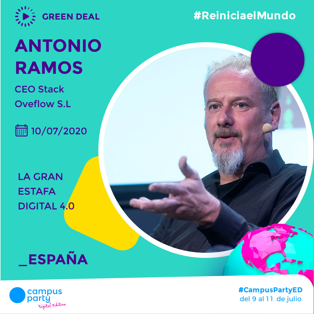 mundohackertv's tweet photo. 🗓️  Recuerda! Te esperamos a  las 14h en "Reboot the world" el gran evento digital en el que participará Antonio Ramos y muchos otros expertos del mundo de la #ciberseguridad gracias a @campuspartylat 👉 Regístrate gratis en : https://t.co/IPftBBaqIc https://t.co/Bf4z1kb04f