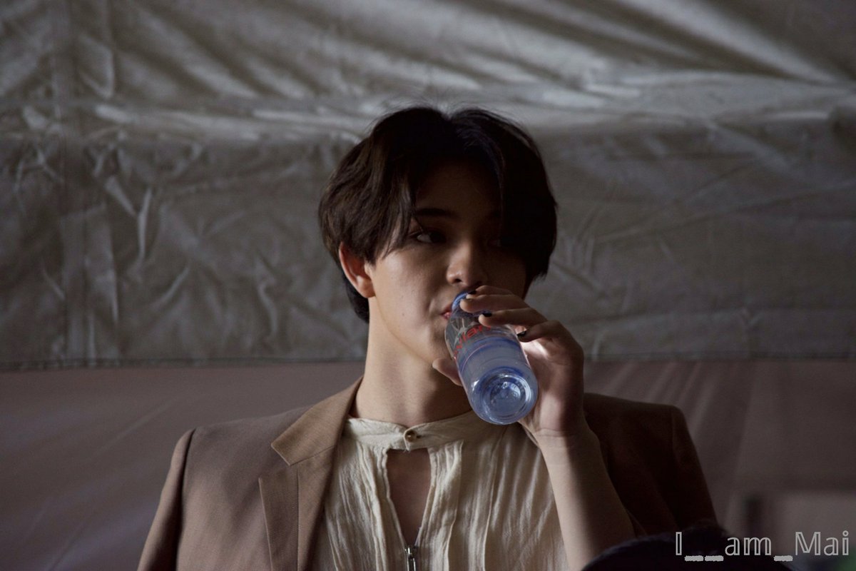 I__am_Mai's tweet image. เป็นการกินน้ำแบบ..หลวยสุด 🥰😍😘 #บาสเด็กอ้วนที่แท้จริง