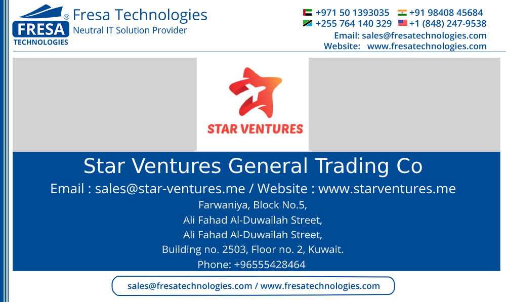 fresatechnology's tweet photo. We are welcoming our new customer "Star Ventures General Trading Co" for Fresa Classic.

#freight_forwarding_software #fresa
#shipping_industry #freight_forwarder 
#freight_software https://t.co/ltL2Nww0Bp