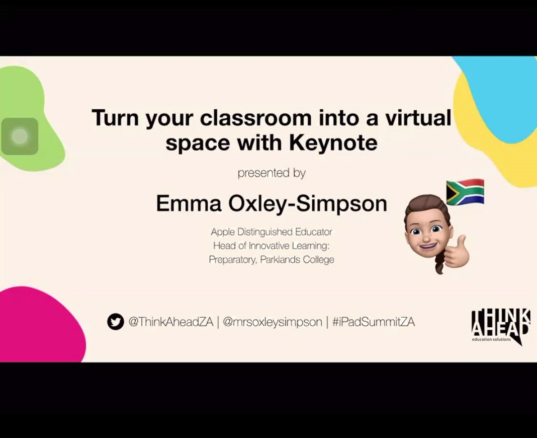 taryn_amanda's tweet photo. My first Breakout Session with Emma! Excited 😀 @ThinkAheadZA  #iPadSummitZA #CouchToClass https://t.co/CLyxyfXeW2