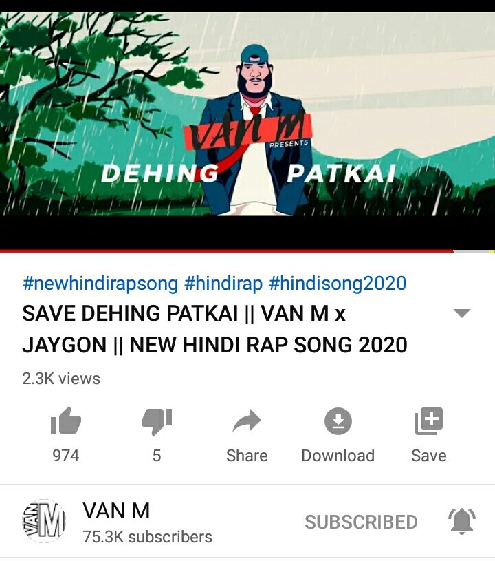 bishalshah143's tweet photo. #savedehingpatkai
#vanm
#hindirap
Check out :https://t.co/w1avvfm8uE https://t.co/dPElVVIJY2
