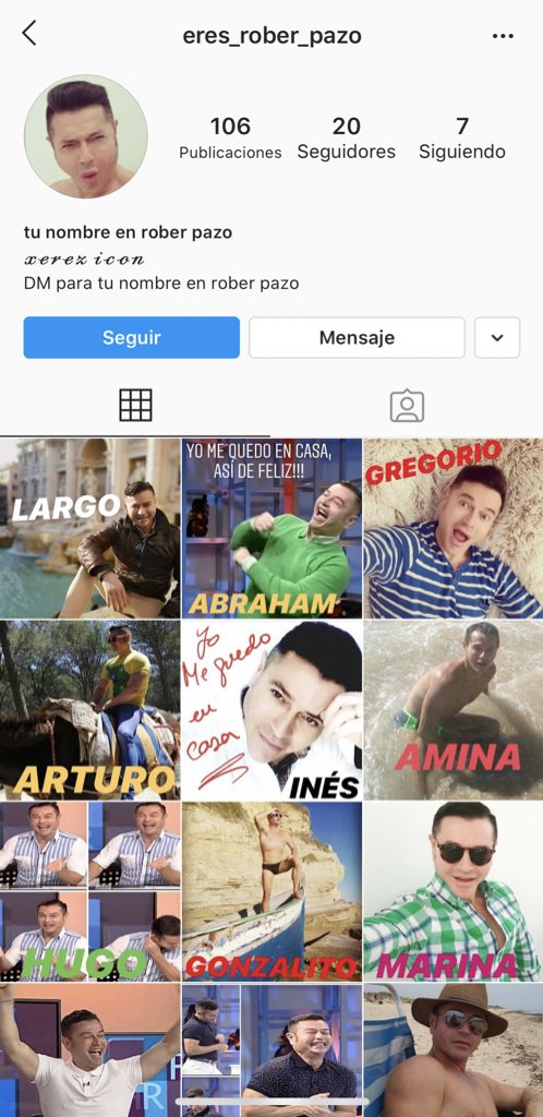 JerezOutOf's tweet photo. Hay un perfil en instagram que pone tu nombre con fotos de Rober. Sinceramente, seas quien seas, todo mi apoyo 🙏🏽 https://t.co/q8FGwRb1VE