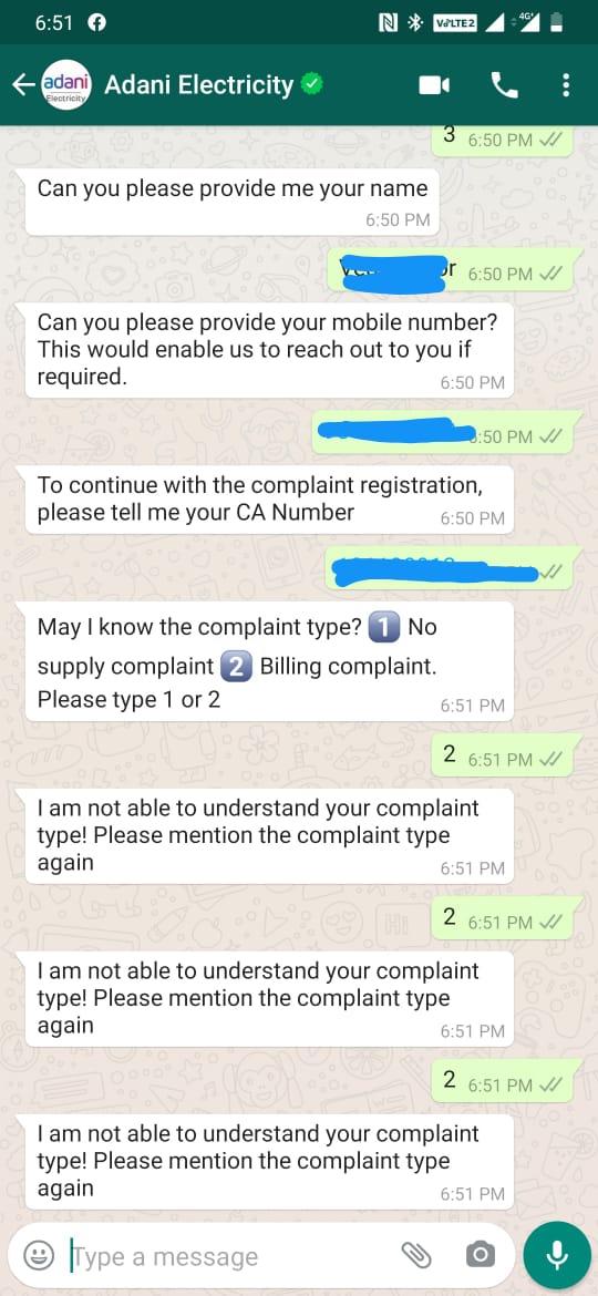 njethani's tweet photo. @Adani_Elec_Mum why are you guys playing jokes on consumers? https://t.co/yPVWYcdQLF