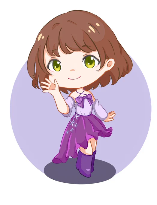 My first commission ever! It's a request from a dear friend  I'm quite satisfied with it, I hope she likes it too! 