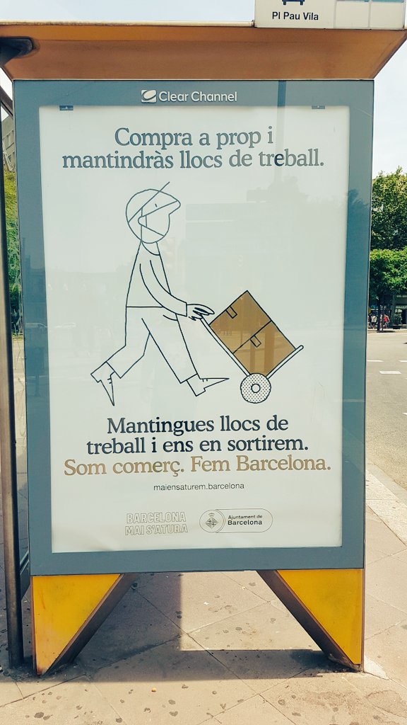 L' <a href="/ajuntament_bcn/">Ajuntament de BCN</a> es pensa que els diners es troben als arbols de la ciutat comtal. 

La mercaderia de proximitat no està lliure de l'explotació. 

Sou comerç, sou Marca Barcelona.

#BCNensofega