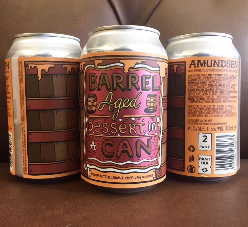 Bottles Books Delivering Nationwide さんのツイート New Beer Barrel Aged Dessert In A Can 11 5 Peanut Butter Caramel Crisp Jam Doughnut Imperial Stout From Amundsenbrewery Get Yours T Co V5suojgu7m T Co U7ia4c3yhz