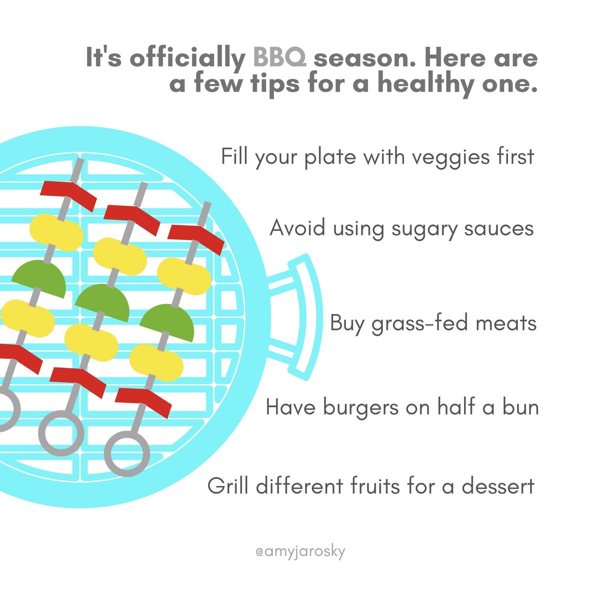 healthyvices's tweet photo. It’s BBQ season! Make it a healthy one! https://t.co/qQp4K9RDYS
