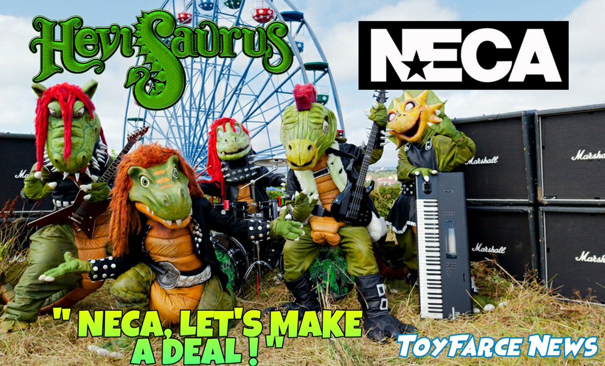 toyfarce's tweet photo. DINOSAUR BAND "HEVISAURUS" HOPEFUL TO GET A PHONE CALL FROM NECA AFTER TMNT SDCC 2020 REVEAL !

https://t.co/yabfunL24u

#toyfarcenews #toyfarce #neca #tmnt #teenagemutantninjaturtles #tmntcomingoutoftheirshells #hevisaurus #rayh #jeehevisaurus #heavymetal #kidsmusic #toys #humor https://t.co/Z4LvRxJDgO