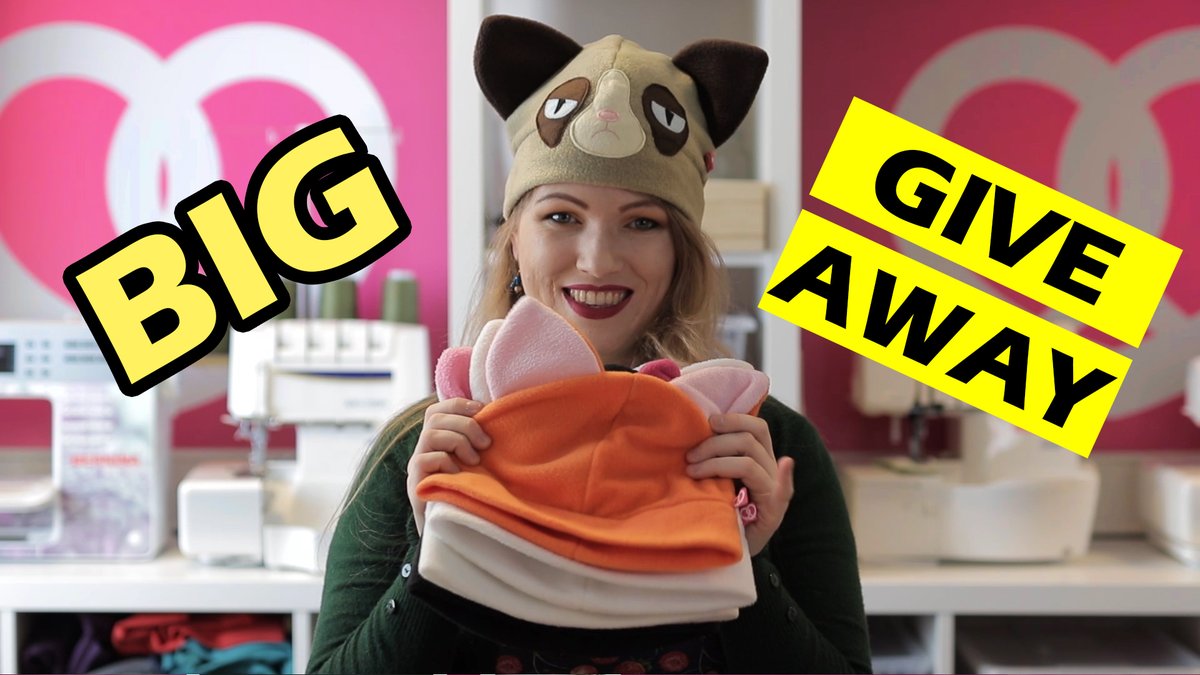 New video on my Youtube!! Yes I'm still alive LOL and doing a cool giveaway with my handmade hats, Ebooks and cosplay patterns ^^ youtube.com/watch?v=9gQhIY…