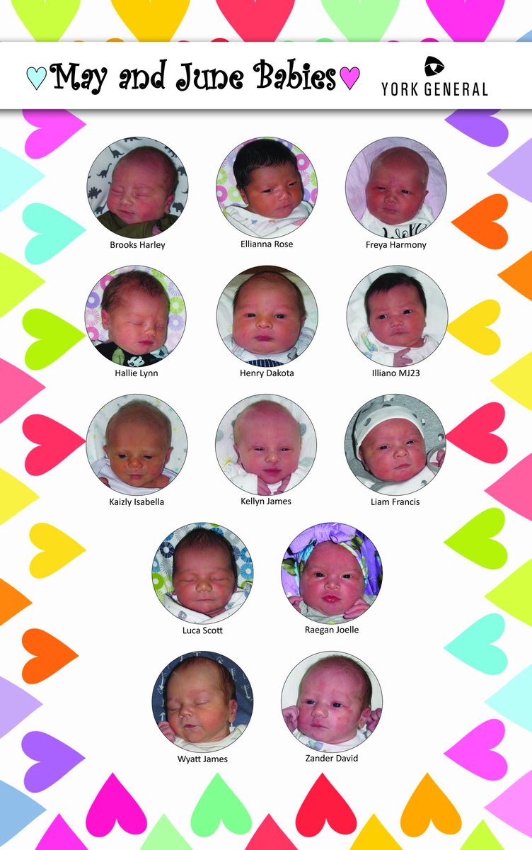 YorkGeneral's tweet photo. Our May and June babies . . . https://t.co/rd0gK8LWQV