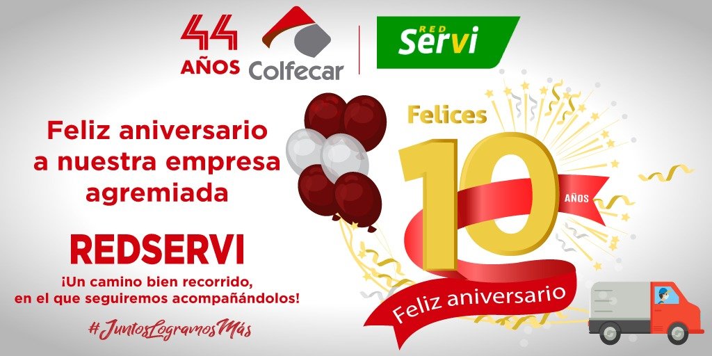 Colfecar's tweet photo. 🎂 #FelizAniversario 🎂 nos unimos a la celebración de nuestro afiliado #RedServi ¡Un abrazo desde el corazón! ❤️#FamiliaColfecar #JuntosLogramosMás https://t.co/xA4wpqlK8b